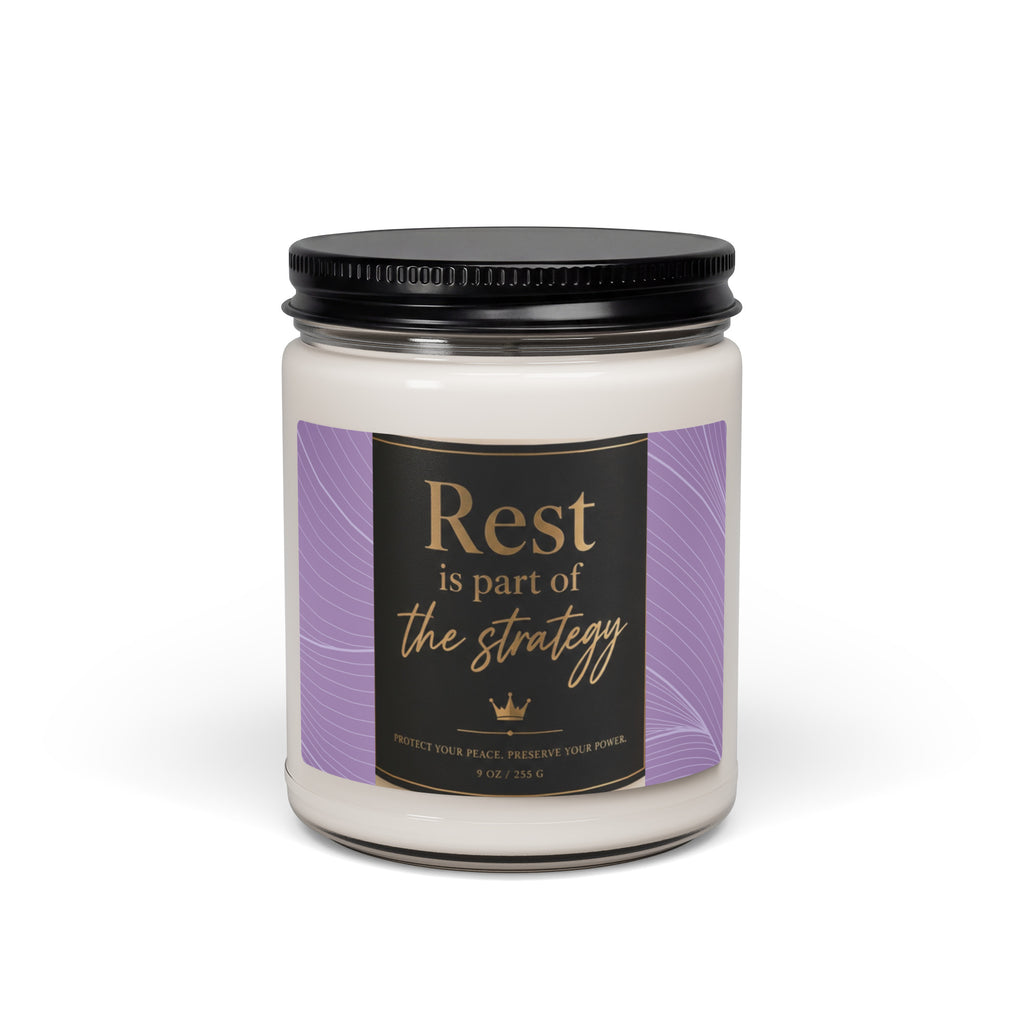 Scented soy candle