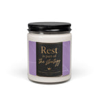 Scented soy candle