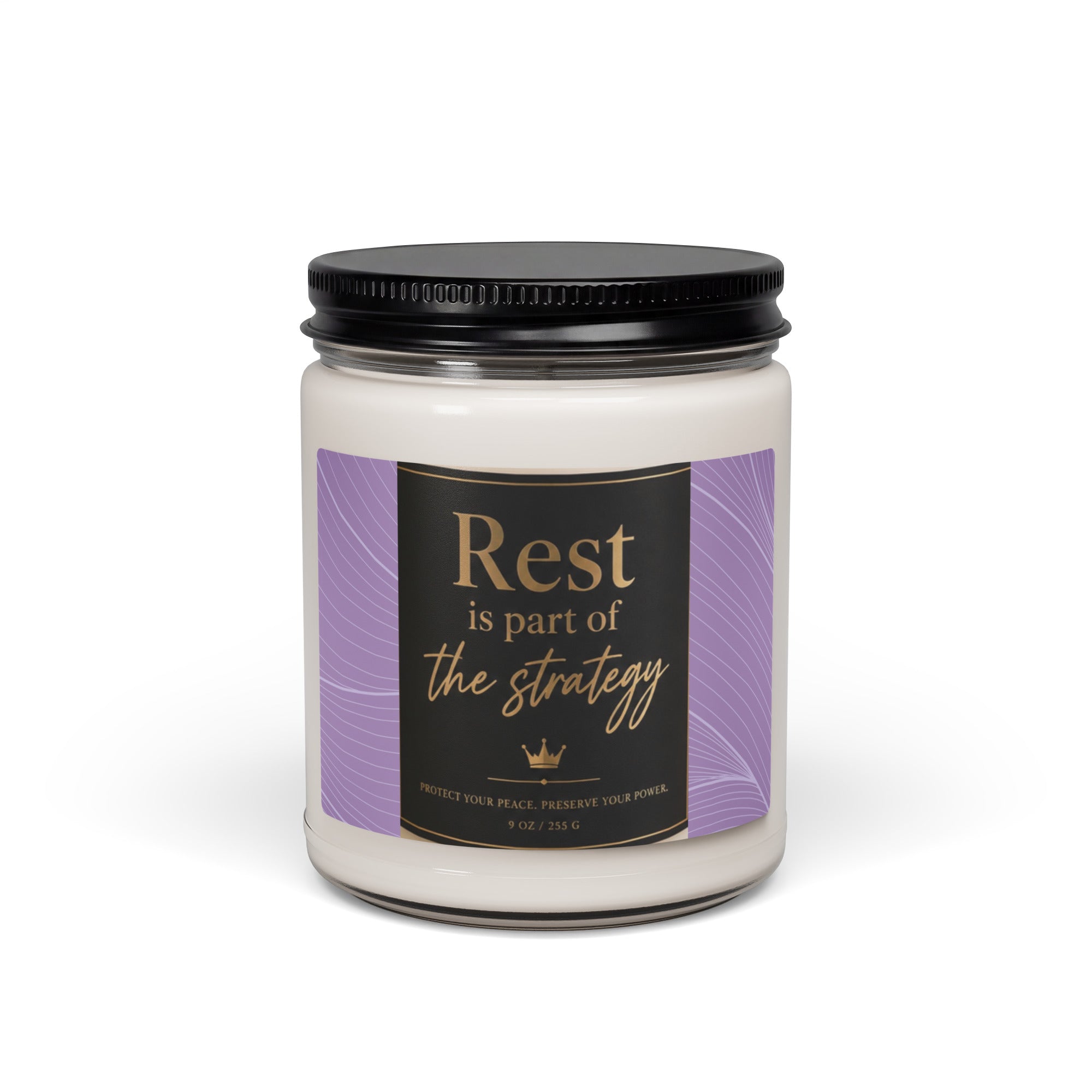 Scented soy candle