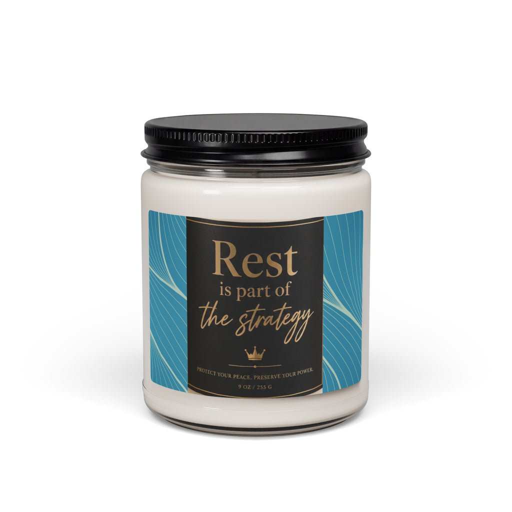 Scented soy candle