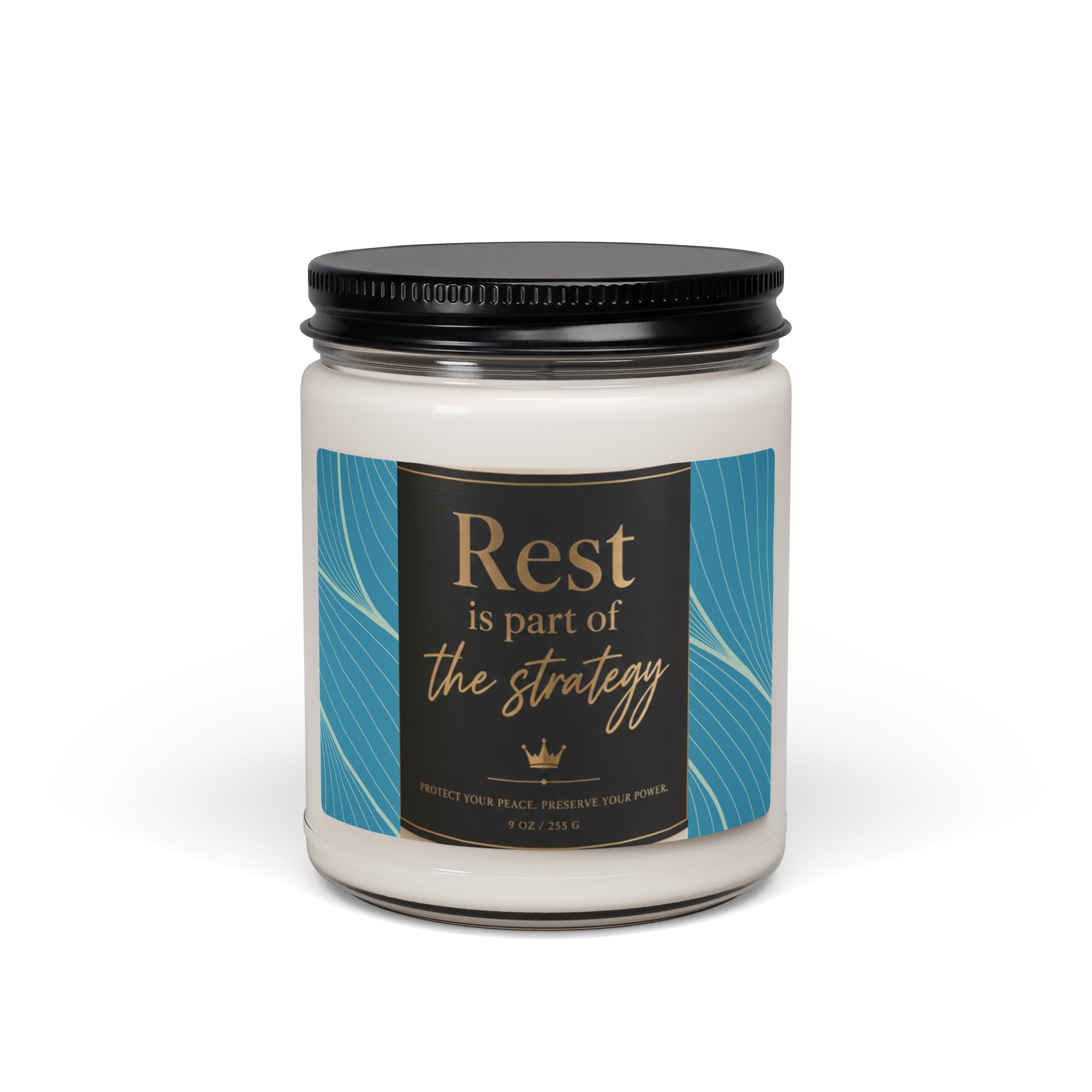 Scented soy candle