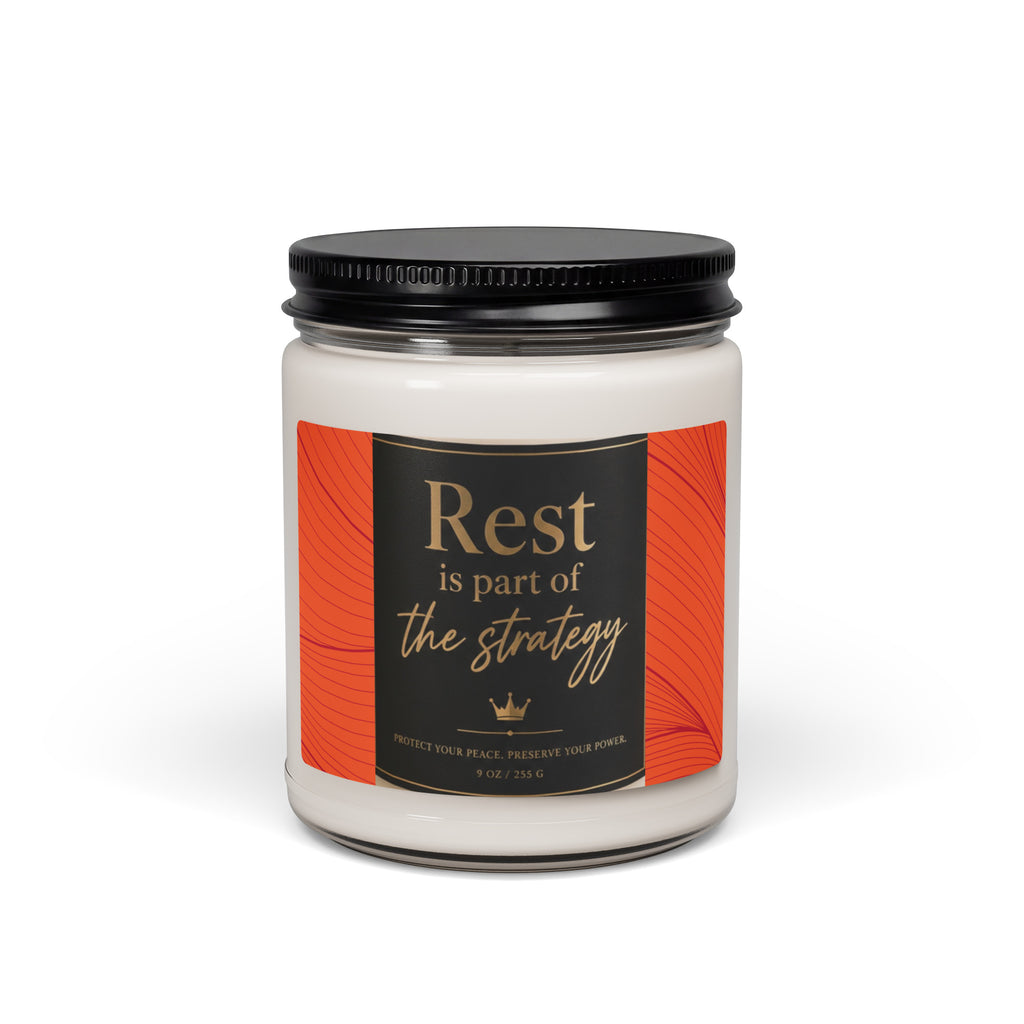 Scented soy candle