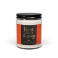 Scented soy candle