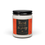 Scented soy candle