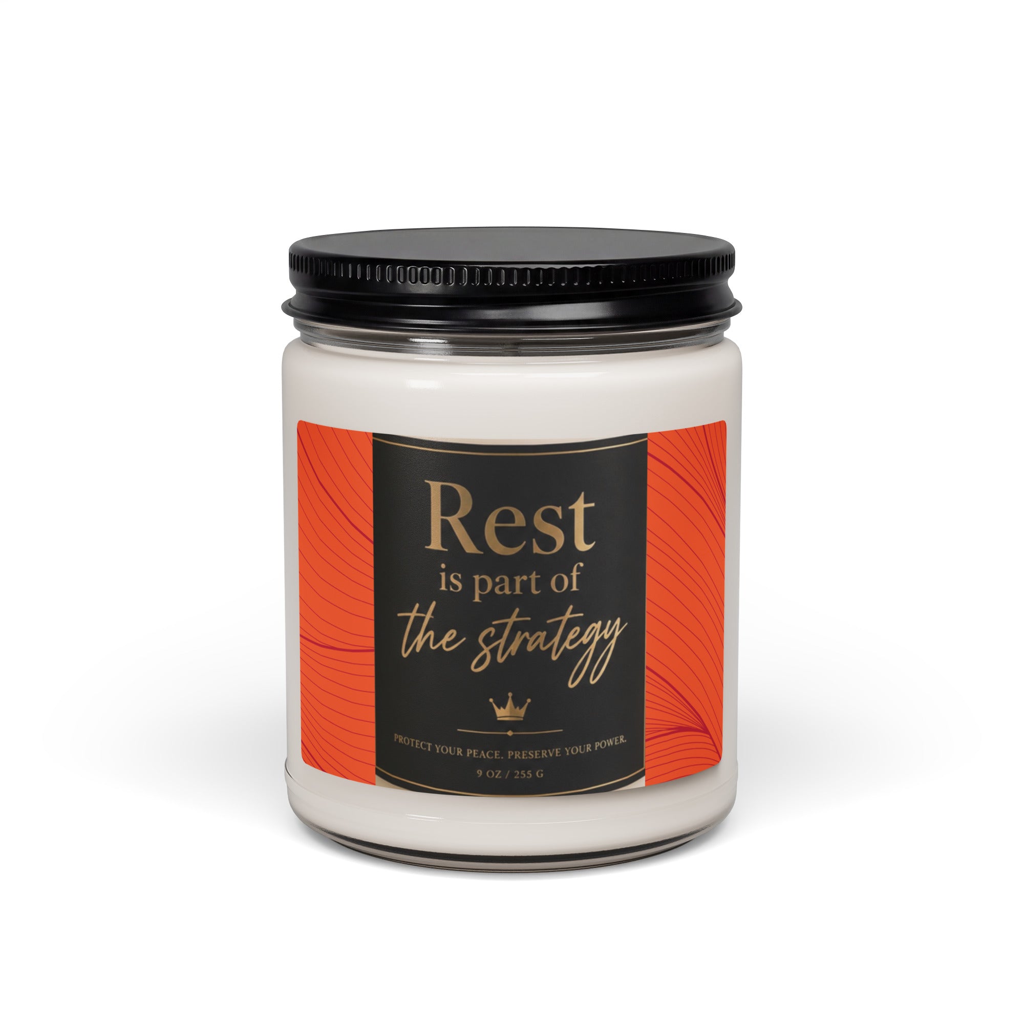 Scented soy candle