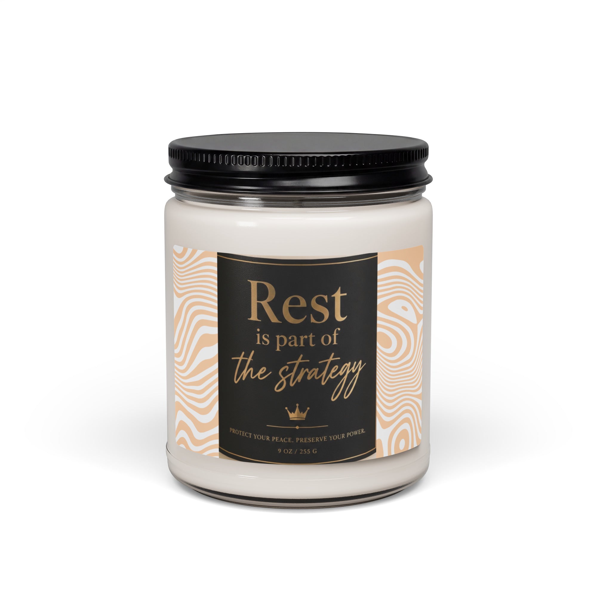 Scented soy candle